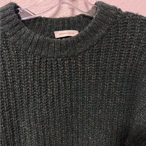 Rebecca Taylor Green Wool Cashmere Sweater